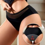 Front view of leakproof period underwear for teens