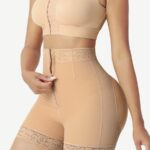 Short moldeador con cremallera vista frontal
